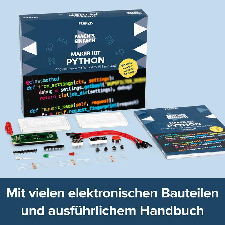 Actual product image Franzis Python (German, Christian Immler, 2023)