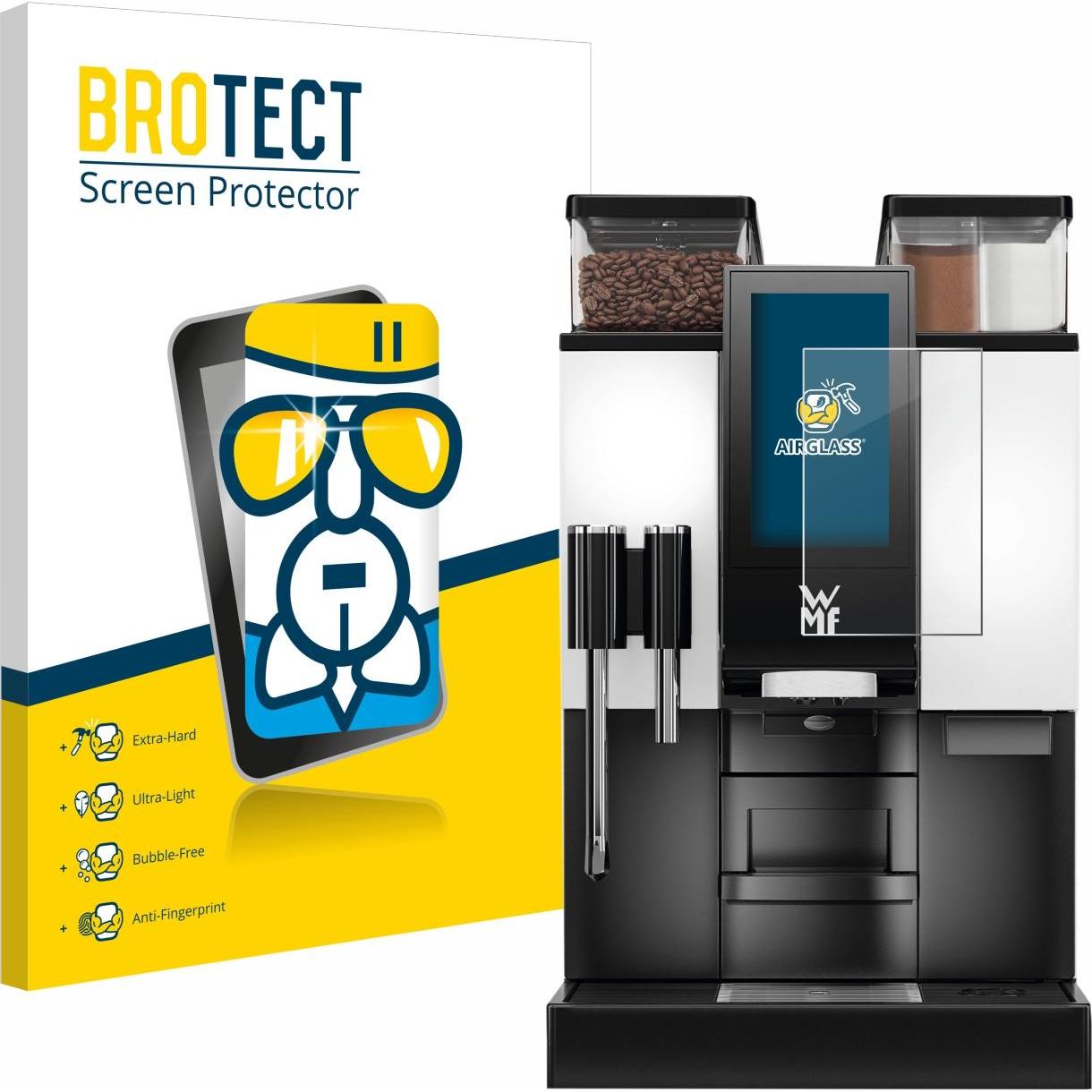 BROTECT AirGlass Panzerglasfolie, Zubehör Kaffeemaschinen, Transparent