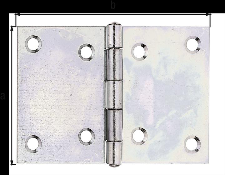 Actual product image GAH Alberts hinge wide 70 mm galvanised