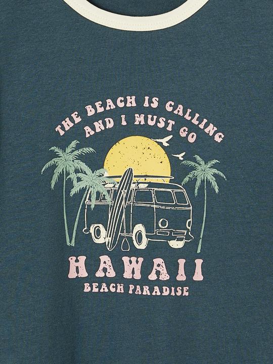 Produktbild Vertbaudet Mädchen Cropped-Shirt im College-Look (98, 104)