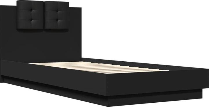 Actual product image VidaXL Bed frame with headboard (90 x 200 cm)