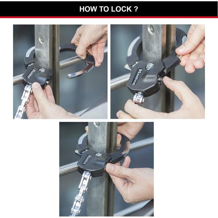 Immagine prodotto Master Lock Polsino da strada 8275 (100 cm)