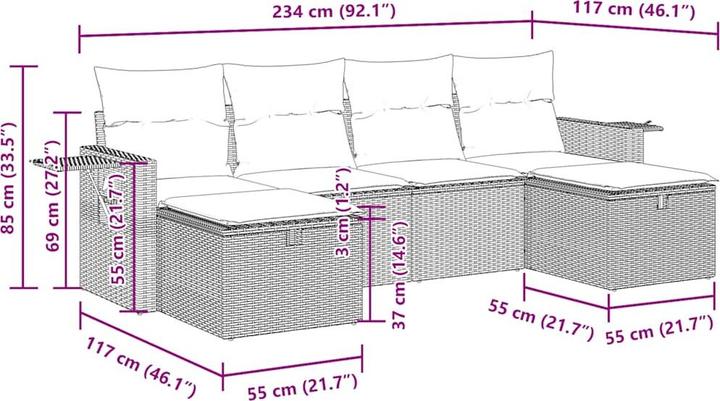 Produktbild vidaXL Calvin