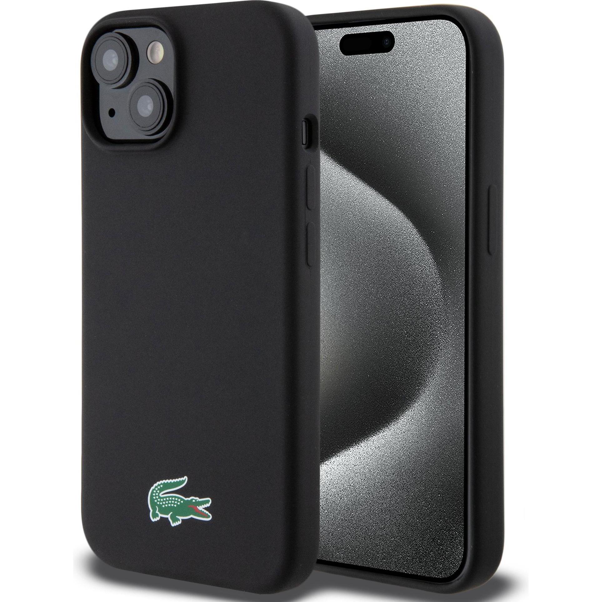 Thumbnail - Lacoste LCHMP15MSLOK iPhone 15 Plus 6.7" czarny/black hardcase Silicone MagSafe (Apple iPhone 15 Plus), Smartphone Hülle...