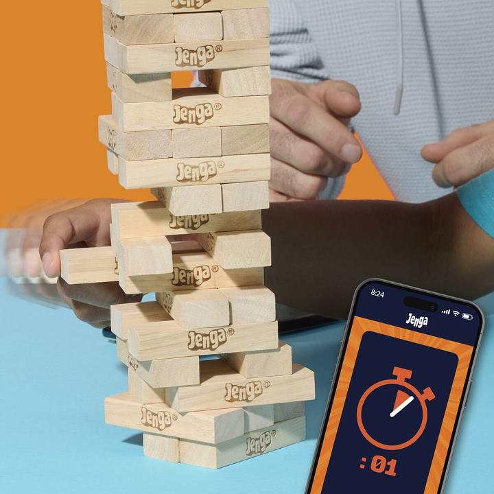 Produktbild Hasbro Gaming Jenga Refresh (Dänisch, Deutsch, Englisch, Französisch, Italienisch, Niederländisch, Norwegisch, Portugiesisch, Schwedisch, Spanisch)