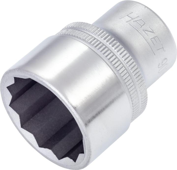 Actual product image HAZET Socket ∙ 12-point 900AZ-1 ∙ Square, hollow 12.5 mm (1/2 inch) ∙ Outside 12-point traction pro… (1")