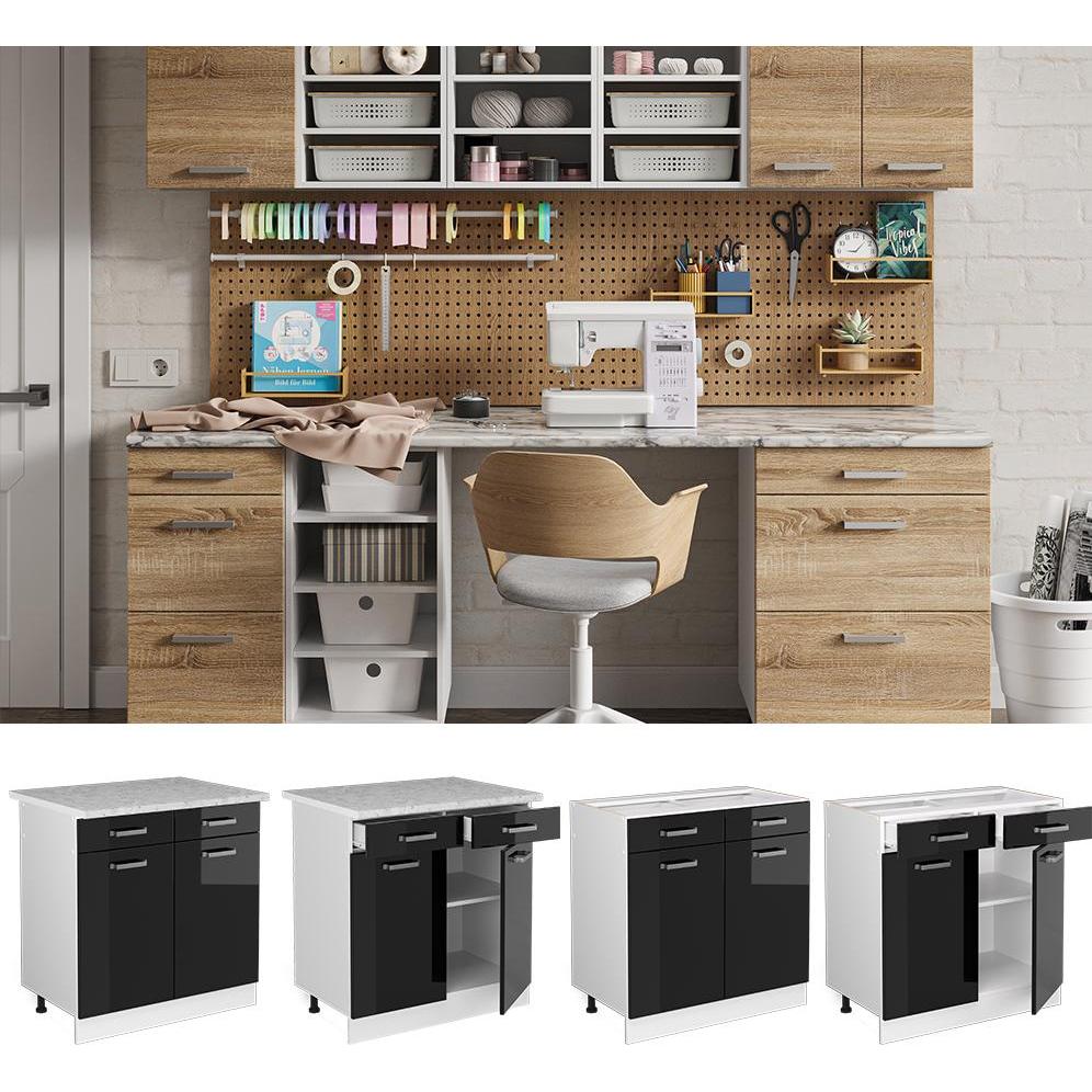 Thumbnail - Vicco, Regal, Unterschrank R-Line (80 x 60 x 81.5 cm)