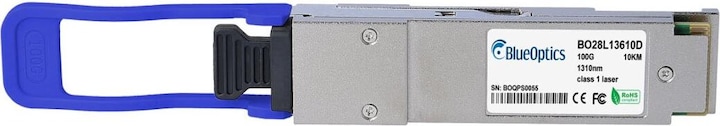 Actual product image CBO Infinera TOM-100G-Q-LR4 Compatible BlueOptics QSFP28 BO28L13610D