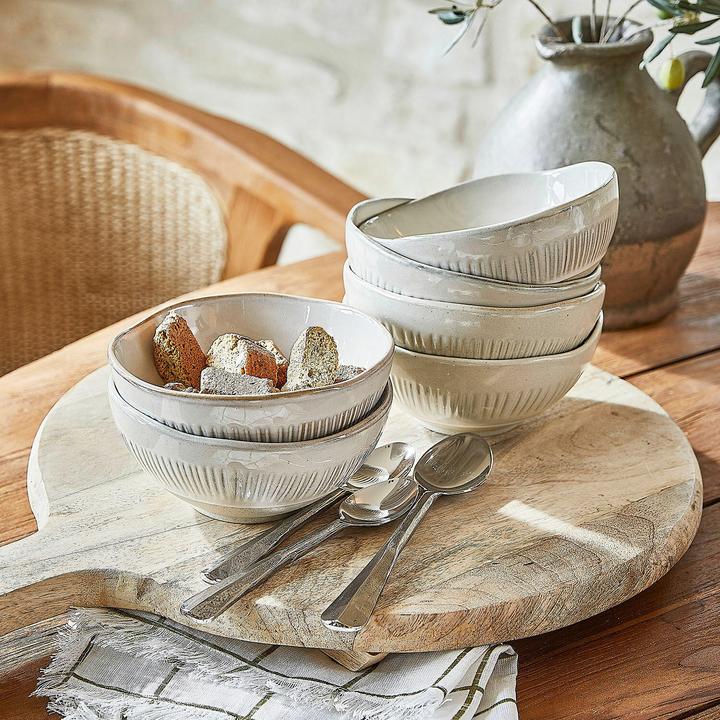 Actual product image Loberon Schüssel 6er Set Périers beige (6 pcs.)
