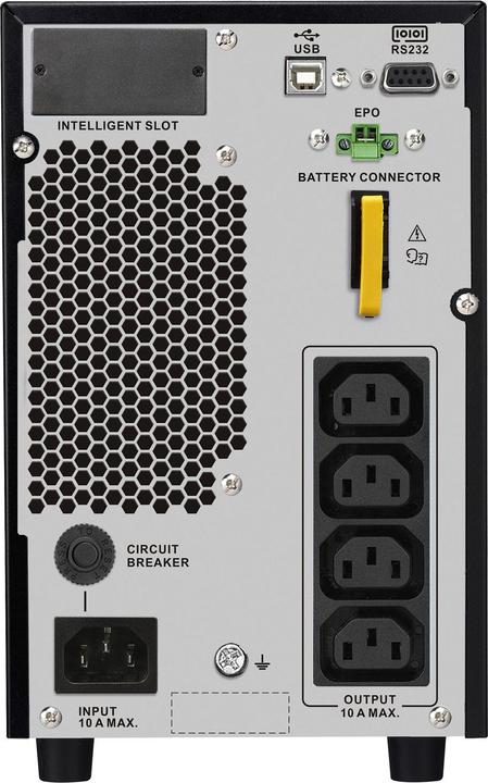 Image du produit APC SRV2KI-E, Double-conversion (en ligne), 2 kVA, 1800 W, Sinus, 110 V, 285 V (2000 VA, 1800 W, Double convertisseur en ligne Onduleur)