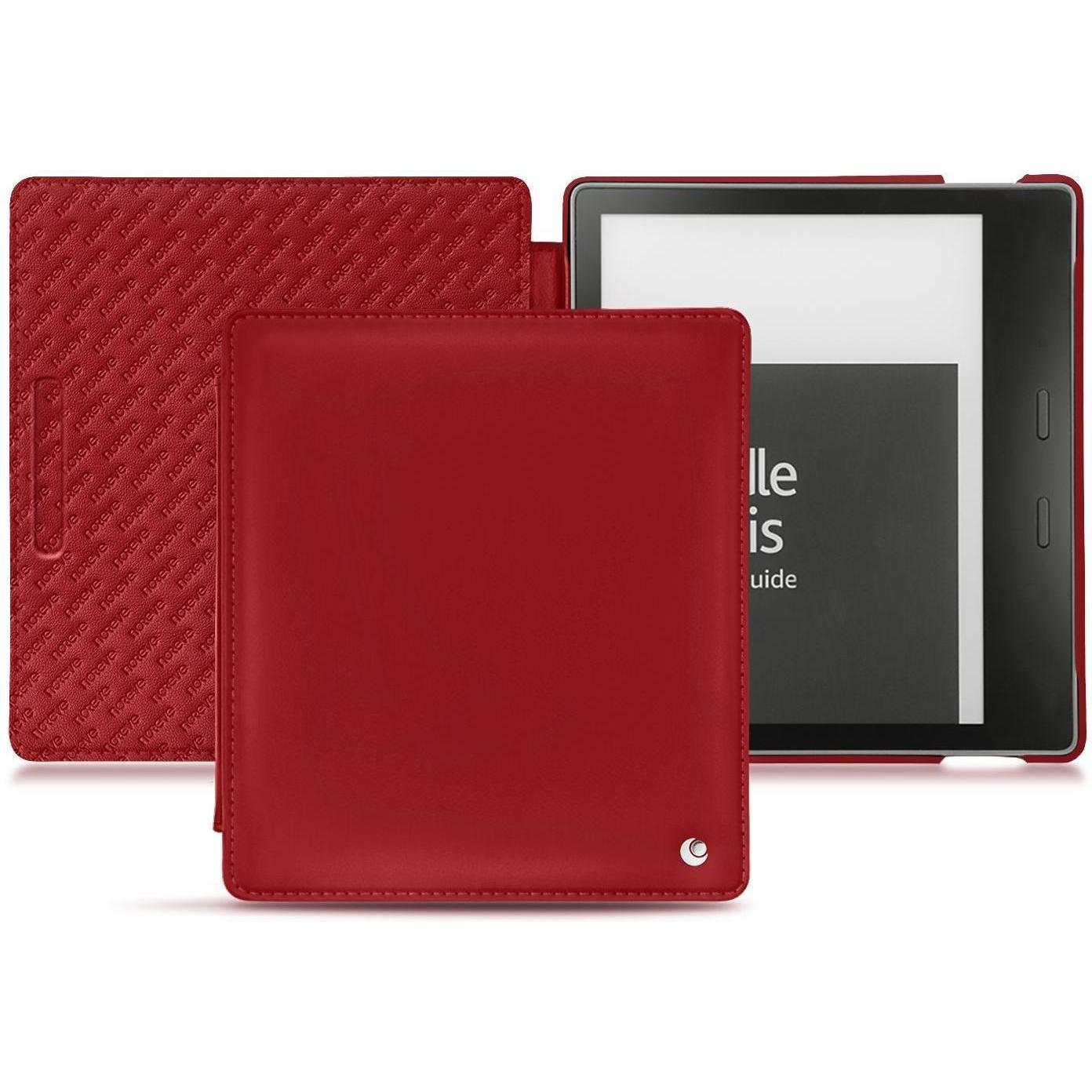 Noreve Lederschutzhülle horizontal (Kindle Oasis 2017), eReader Zubehör, Rot