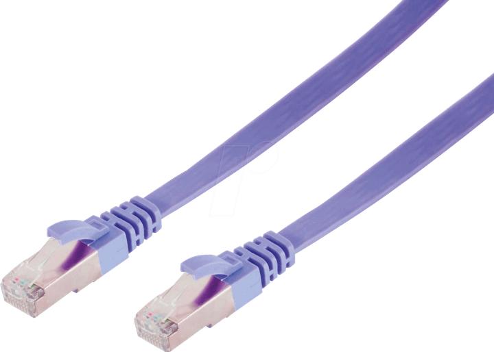 Image du produit Shiverpeaks BS75515-SLV Câble réseau 5 mCat.7 brut U/FTP (STP) Violet (U/FTP, CAT7, 5 m)