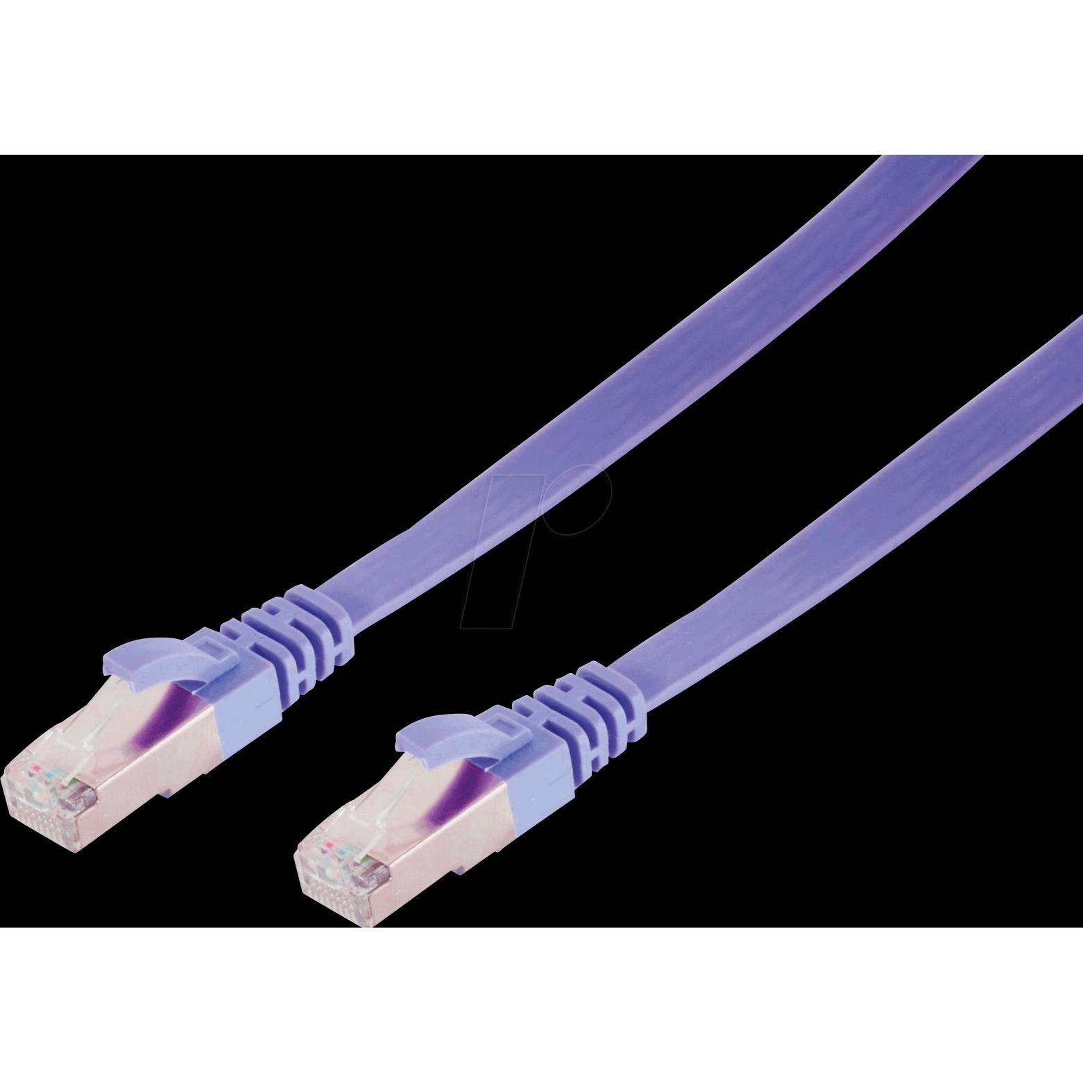 Thumbnail - Shiverpeaks BS75515-SLV Netzwerkkabel 5 mCat.7 Rohkabel U/FTP (STP) Violett (U/FTP, CAT7, 5 m), Netzwerkkabel