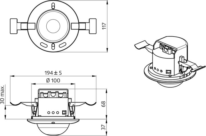 Produktbild BEG 92745 Präsenzmelder PD4-M-TRIO-DE (8 m)