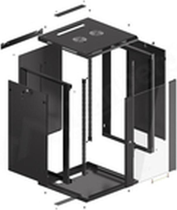 Produktbild Lanberg WF01-6618-10B (18 HE, 19 Zoll Rack)