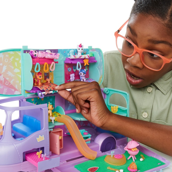 Immagine prodotto My Little Pony Mini World Magic Mare Stream, Set di gioco per camper