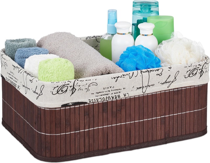 Actual product image Relaxdays Storage Basket (1 x, 38 x 28.5 x 16.5 cm)