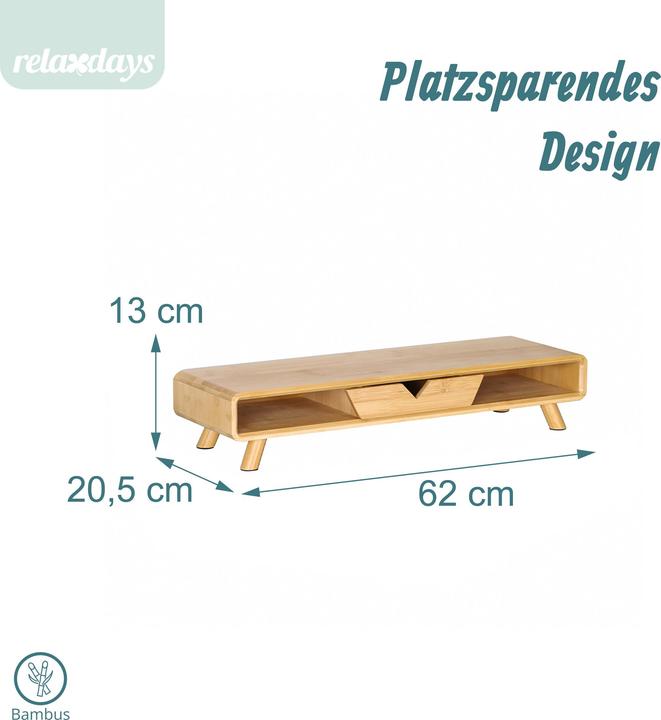 Actual product image Relaxdays screen riser