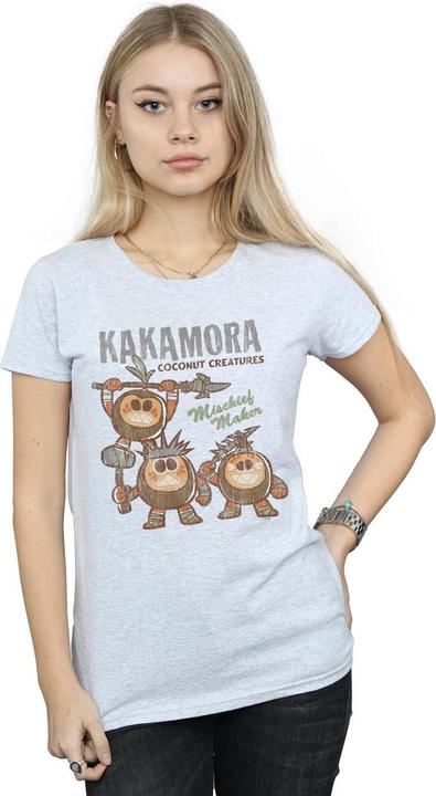 Actual product image Disney Womens/Ladies Moana Kakamora Mischief Maker Cotton T-Shirt (M)