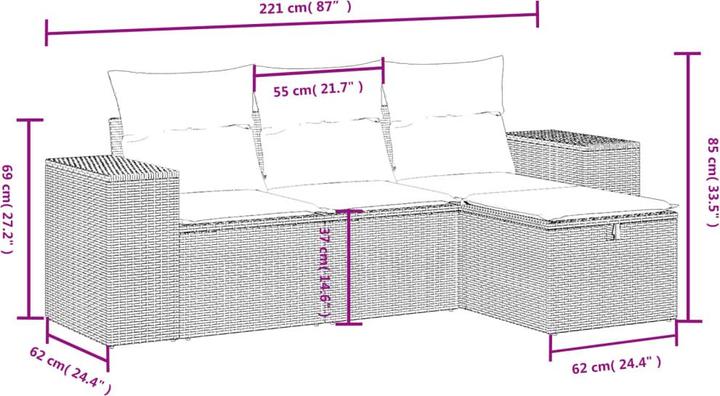 Immagine prodotto vidaXL Kaia