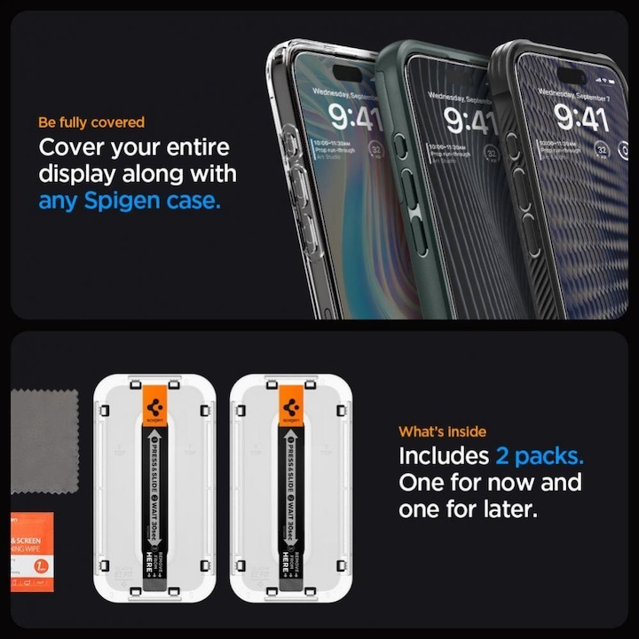Image du produit Spigen EZ Fit (1 pièce(s), Apple iPhone 15 Pro)