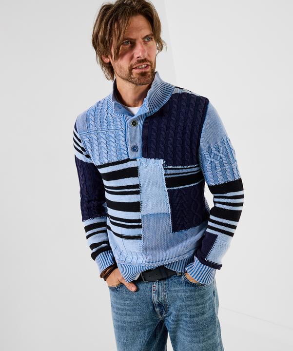 Image du produit Joe Browns Patchwork Cable Funnel Knit (3XL)