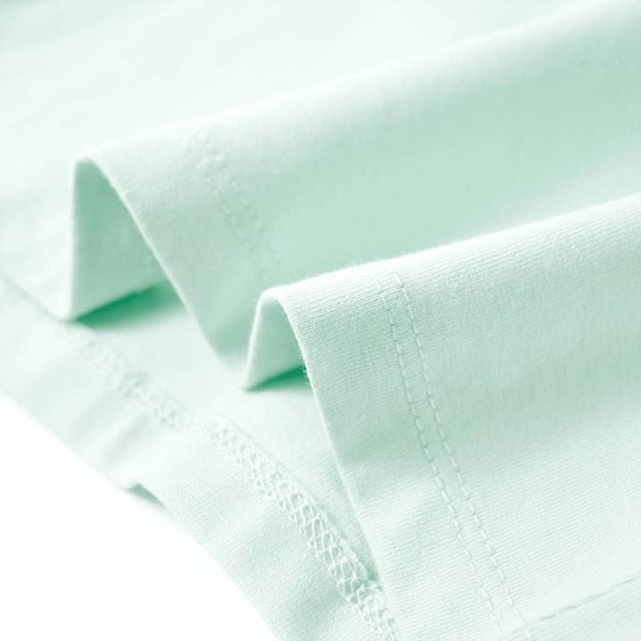 Immagine prodotto VidaXL Maglietta per bambini Verde menta chiaro 140,Materiale: 95 (140)