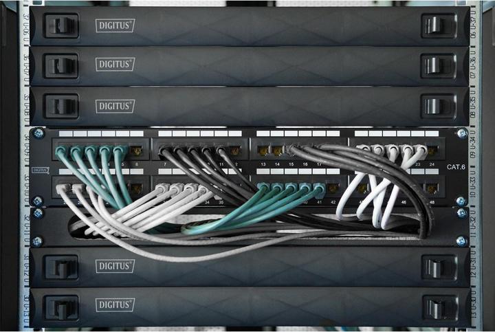 Productafbeelding Digitus CAT 6A Keystone Jack, afgeschermd, 48 stuks aansluiting zonder gereedschap (Keystone module)