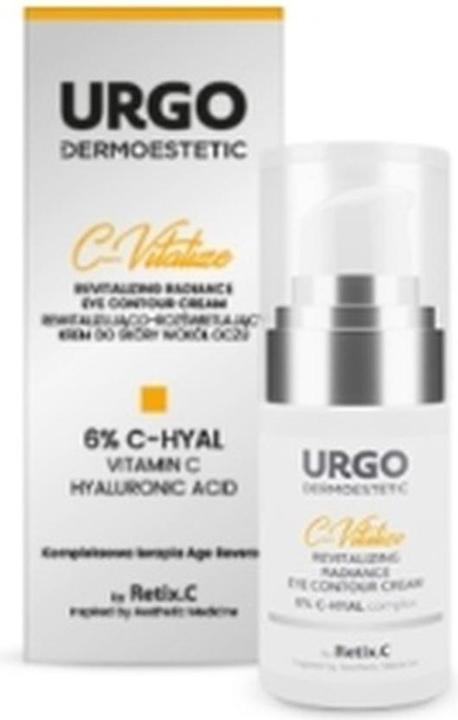 Urgo Dermoestetic C-Vitalize Revitalisierung und Aufhellencreme für die Haut um die Augen, 15 ml (Augenpflege Crème, 15 ml, Tag)