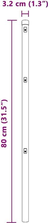 Produktbild vidaXL Zaunpfosten