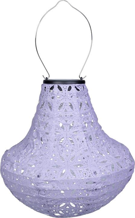 Produktbild Cocon Lampion LED Solar Vase, Violett (0.40 m)