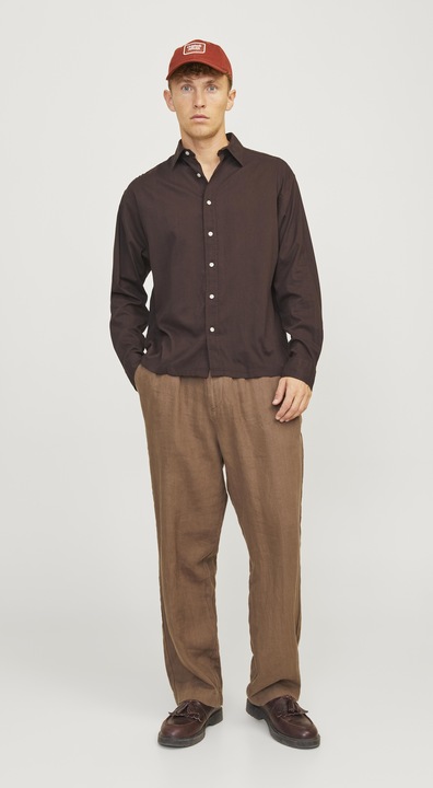 Produktbild Jack & Jones Jorjoshua Cropped Shirt Ls Smu Ln (M)