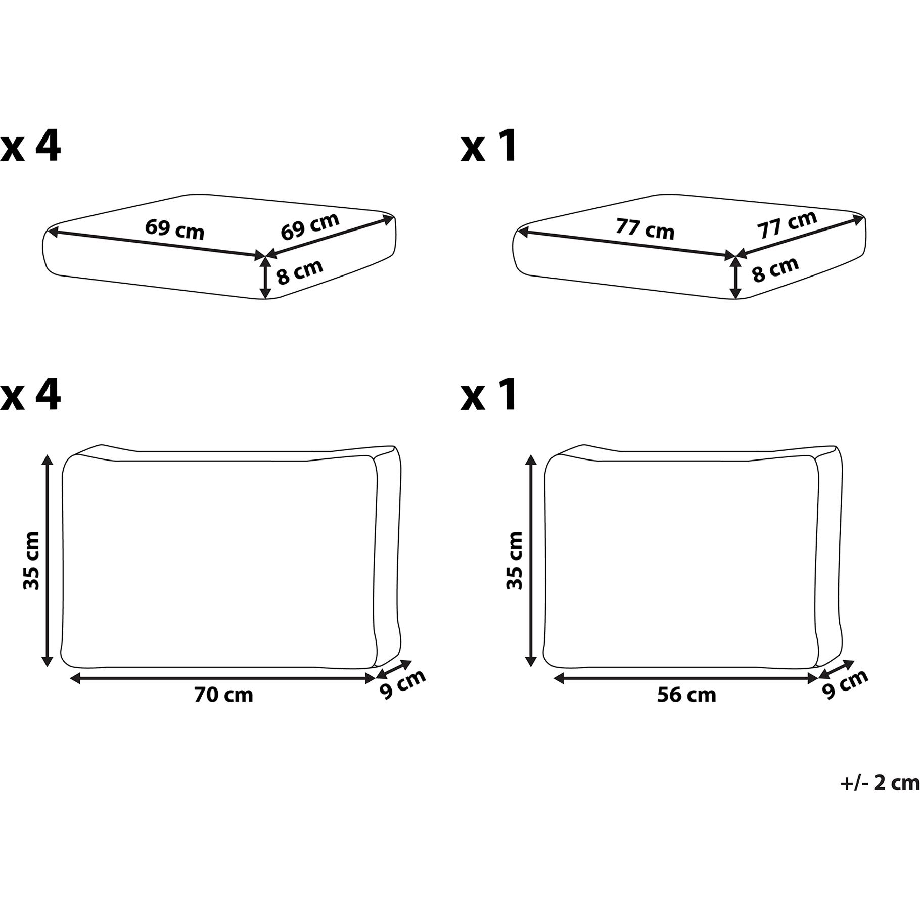 Thumbnail - Beliani, Gartenlounge, Messina