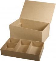 Actual product image Rayher Paper mache sorting box FSCRecycled100%