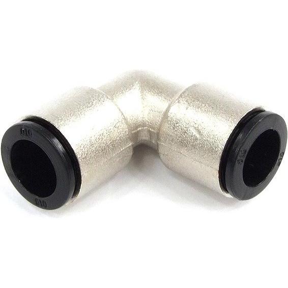 Aquatuning L-Steckverbinder, Wasserkühlung Anschluss, Silber