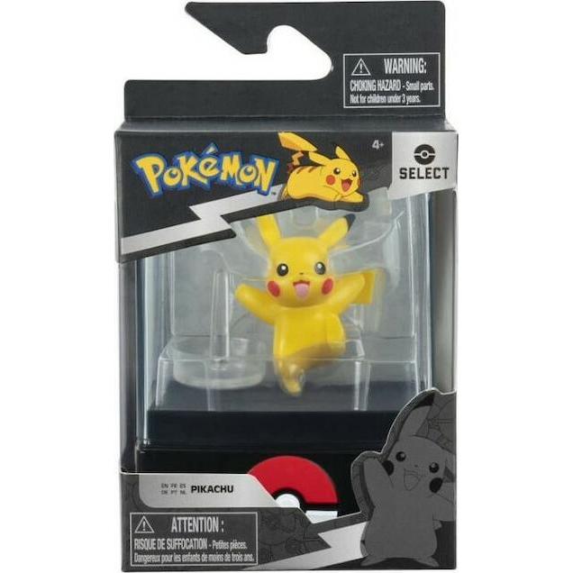 Thumbnail - Jazwares Pokemon Select Συλλεκτική Mini Φιγούρα Pikachu σε Θήκη Προβολής PKW2564