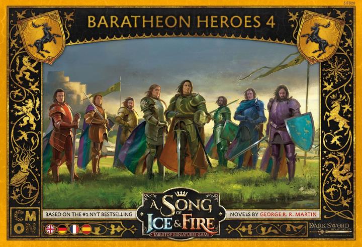Produktbild Cmon A Song of Ice & Fire - Baratheon Heroes 4 (DE-Erweiterung) (Spanisch)