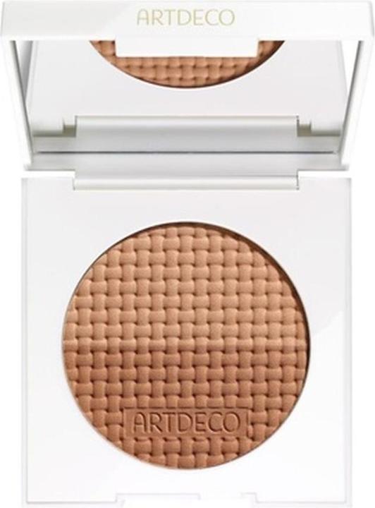 Artdeco Bronzing Powder Golden Riviera Two-Tone Bronzer in Warm Shades (02 Sand Nude Golden, Bronzer, 9 g)