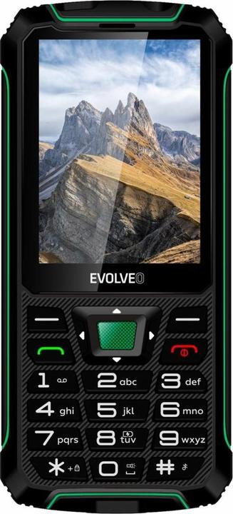 Actual product image Evolveo StrongPhone W4, vodot??sn?? odoln?? Dual SIM phone,??erno-zelen?? (2.80", 2 Mpx, 2G)