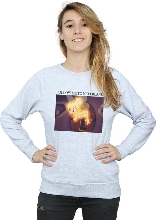 Actual product image Disney Womens/Ladies Tinker Bell Follow Me Sweatshirt (L)
