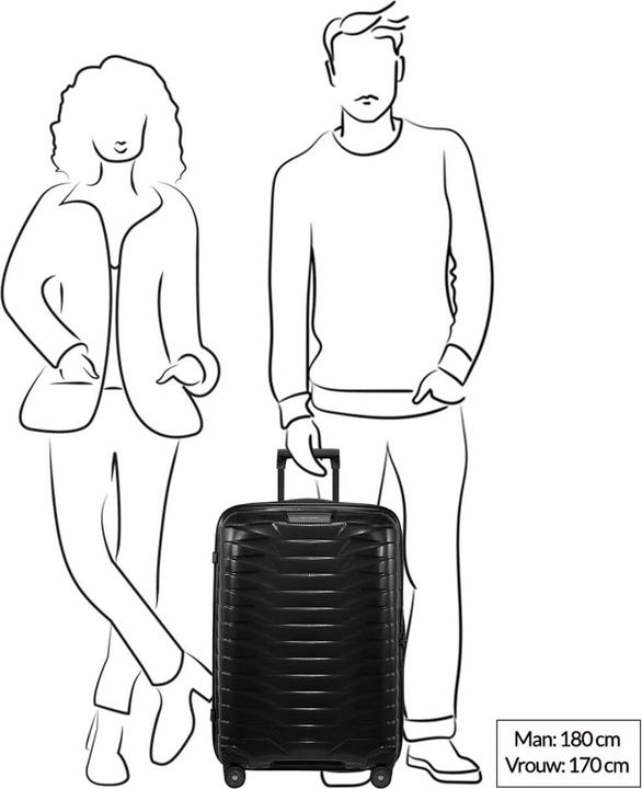 Actual product image Samsonite Trolley Proxis Spinner 69cm (75 l)