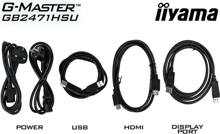 Image du produit iiyama 60.5cm (24") GB2471HSU-B1 16:9 2xHDMI+DP+USB-C IPS (1920 x 1080 pixels, 23.80")