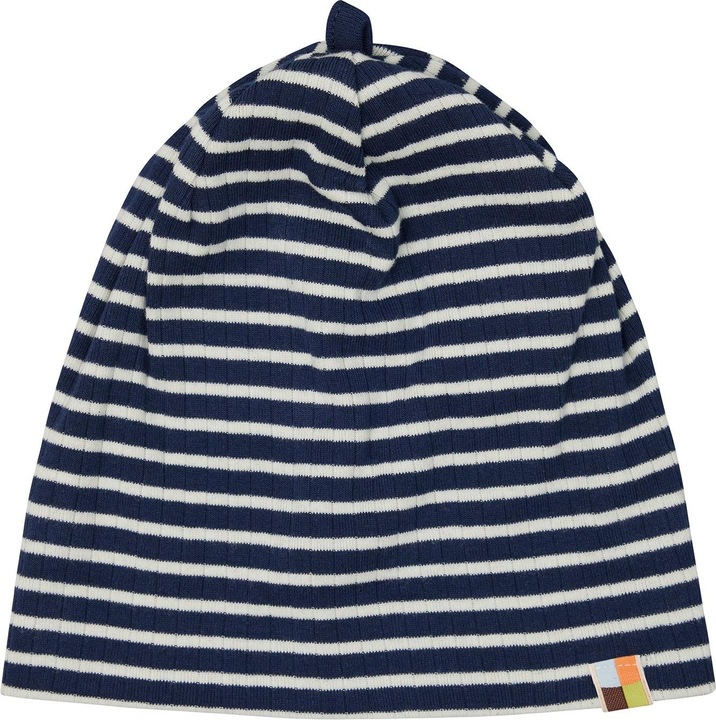 Produktbild loud + proud Beanie gestreift mit Rippe