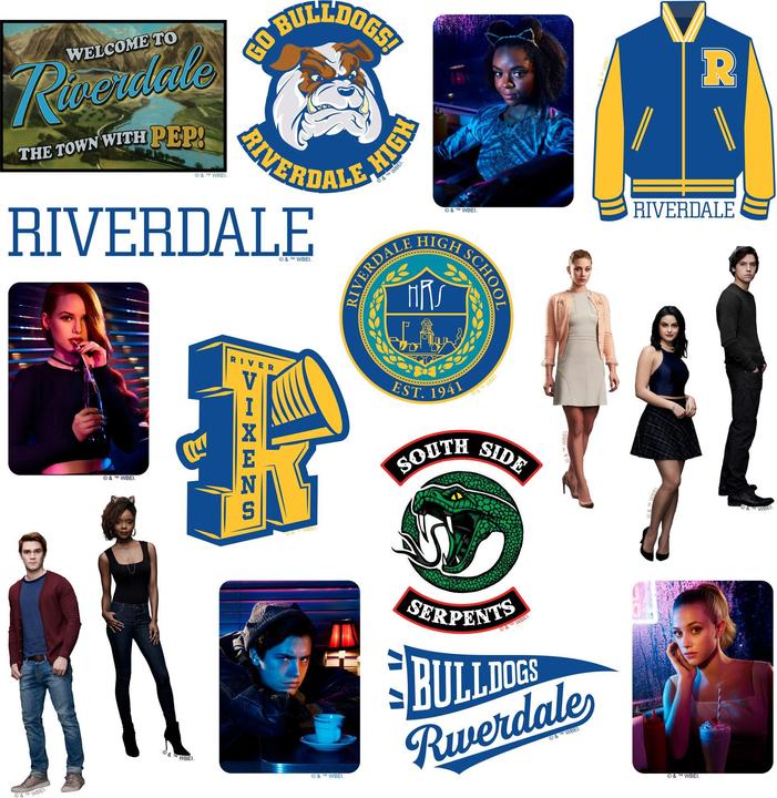 Actual product image Riverdale Deluxe Stickers (Pack of 100)