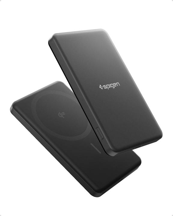 Actual product image Spigen EA2205MQ ESSENTIAL MAGSAFE POWER BANK 5000MAH 22.5W QI2 BLACK (5000 mAh, 22.50 W, 19.25 Wh)