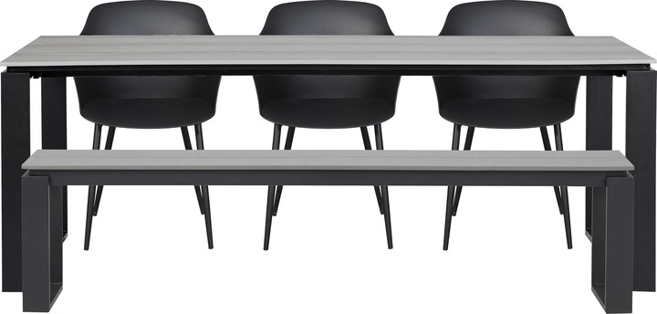 Produktbild Schou Gartenbank MARTINUS, grey ash