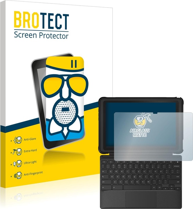 Produktbild BROTECT AirGlass Panzerglasfolie Matt (1 Stück, Asus Chromebook Detachable CZ1)