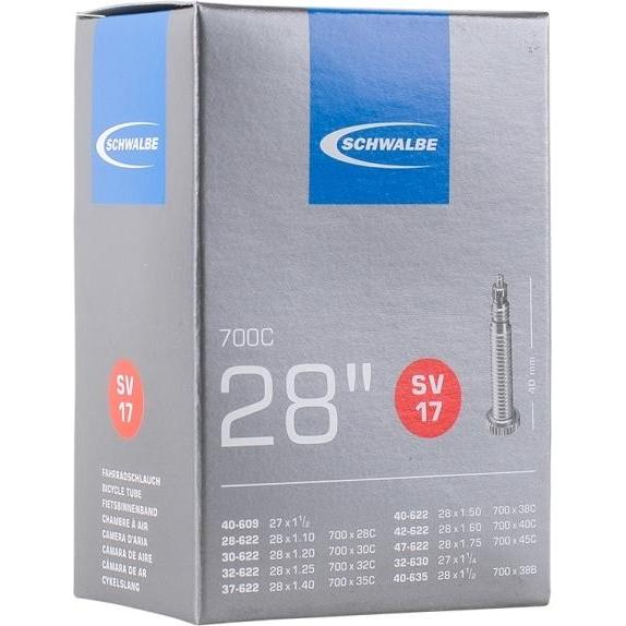 Schwalbe, Tubo per bici, (Presta (SV), 28", 40 mm)