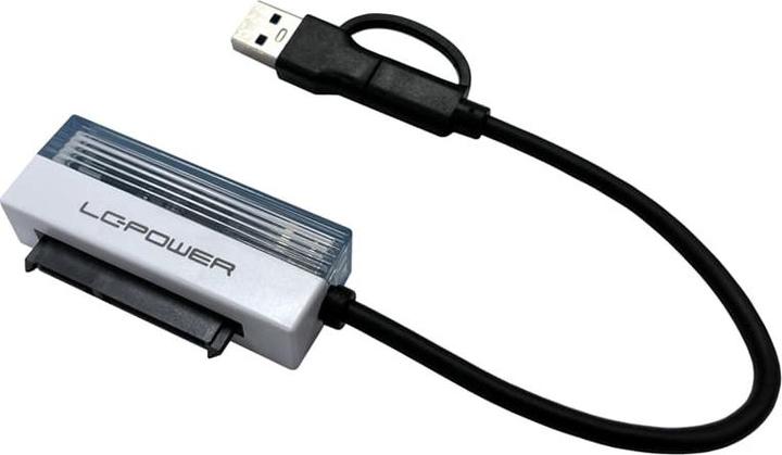 Image du produit LC-Power Adapter USB Typ-A -> Typ-C f.2,5",SATA HDD/SSD,USB3.2 Gen1x1 (0.16 m, USB 3.2 Gen 1)