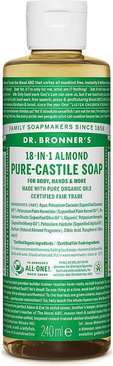 Immagine prodotto Dr. Bronner's Sapone magico alla mandorla Dr Bronner 240ml (240 ml)